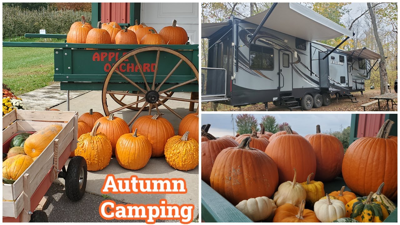 Autumn Camping Apple Orchard Cheese Factory Camping Vlog YouTube