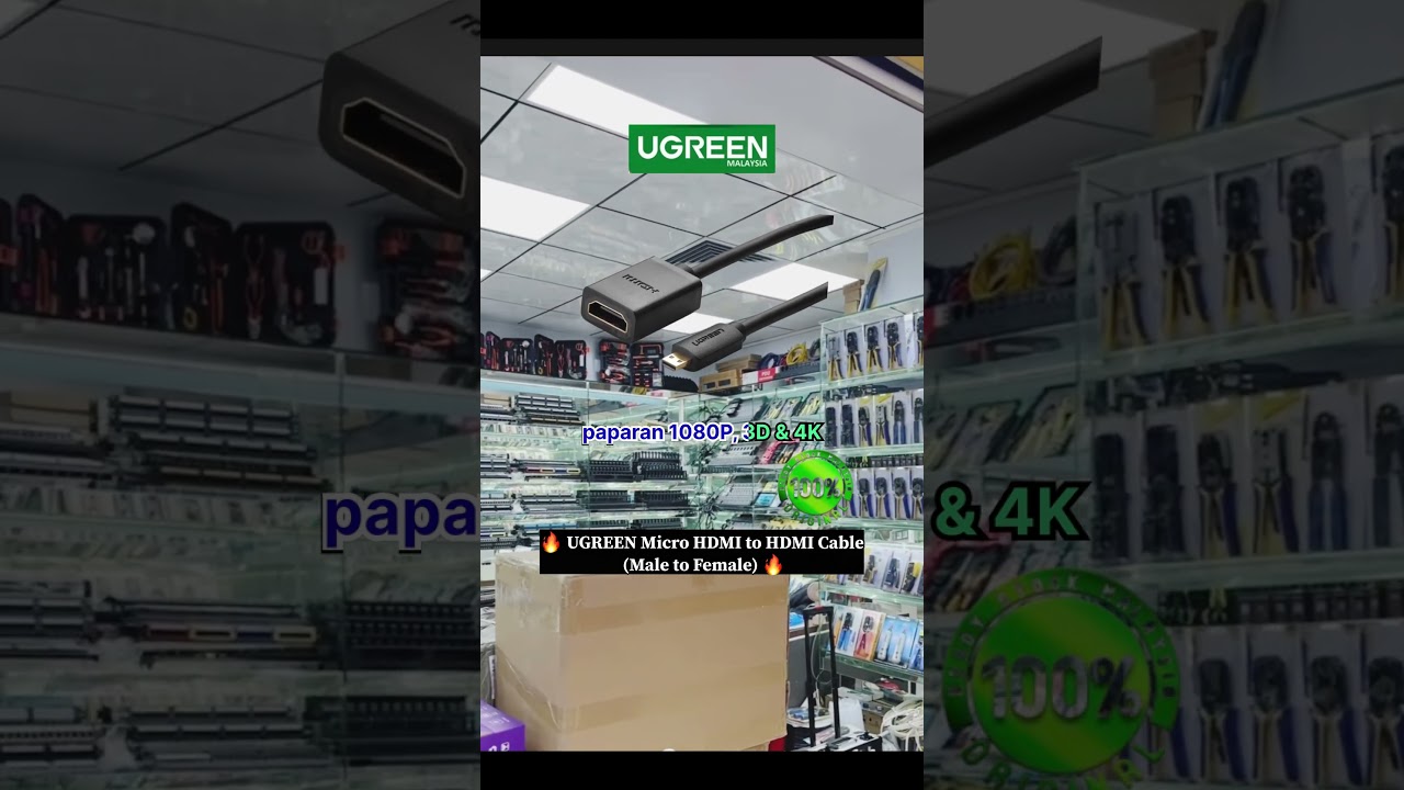 UGREEN Micro HDMI to HDMI Cable (Male to Female)