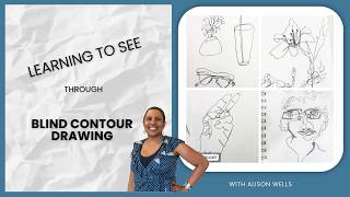 Learning to See Through Blind Contour Drawing