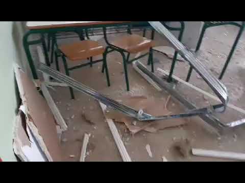 Θεσσαλονίκη: Στο ίδιο δημοτικό σχολείο που έπεσαν δέντρα, το 2021 έπεσε οροφή τάξης
