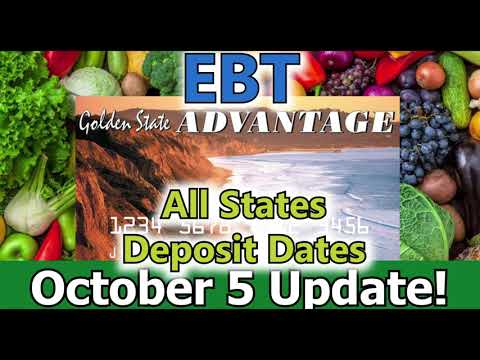 October EBT Food Stamps Deposit Dates Update New States Apply PEBT EBT 375 SNAP Healthy Family