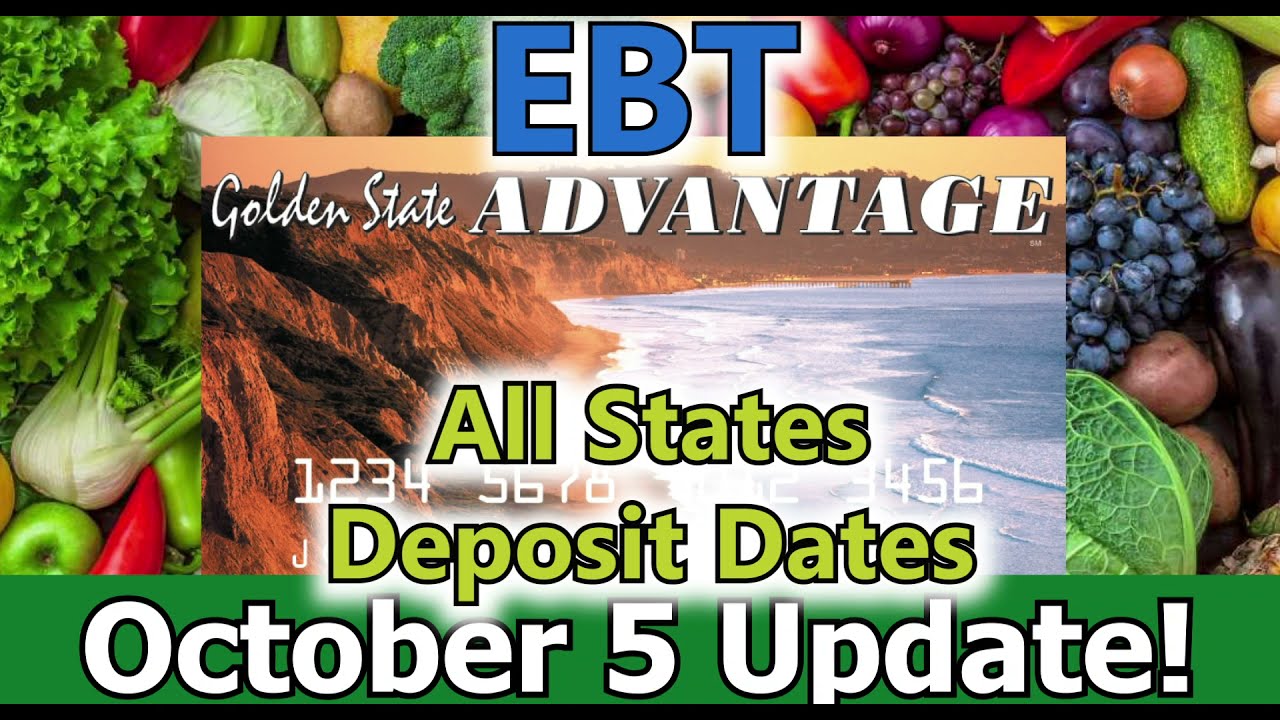 October EBT Food Stamps Deposit Dates Update! New States Apply PEBT EBT