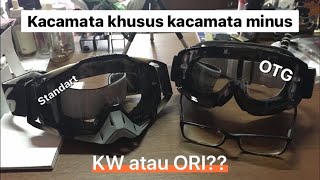 Review Goggle untuk NGETRAIL !!! Bedanya Kacamata Trail Biasa dengan Kacamata Trail OTG !!!