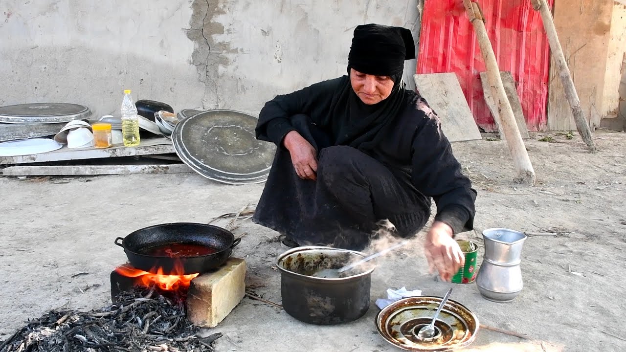 عمرك خسارة إذا بعدك ما مجرب اكلت أهل الريف الشهيرة في العراق 🇮🇶 