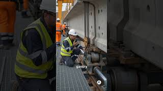 The Girder That Had to Cross an Impossible Canyon 🏗️🌉#construction #infrastructure # #bridgelift