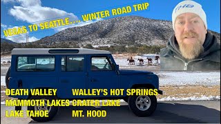 Winter Road Trip - Vegas to Seattle