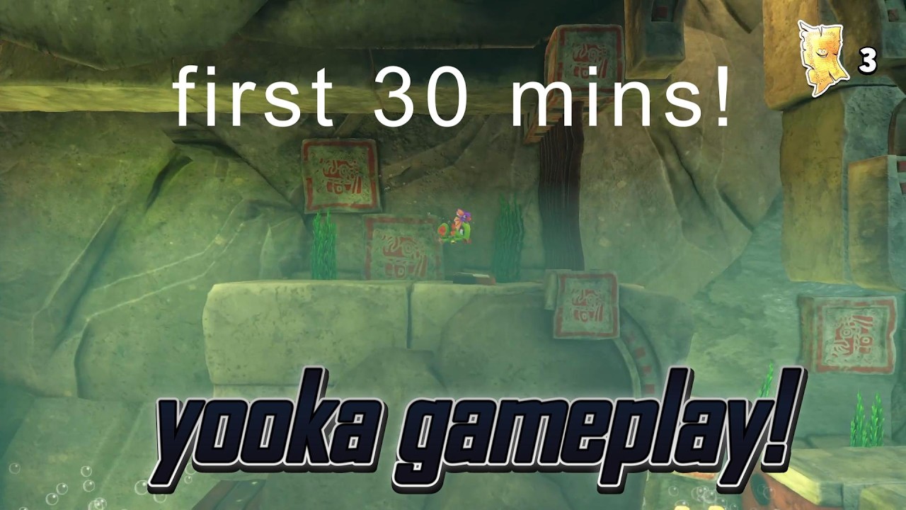 yooka gameplay first 30 mins!