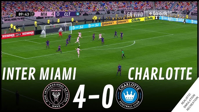 INTER MIAMI x CHARLOTTE FC - Leagues Cup (Quartas de Final)