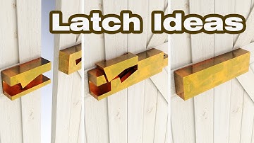 Gate Latch | Door Latch | Simple Motion Ideas Nr 2