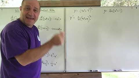 Calculus 1, 3.3-3.4, Differentiation Rules