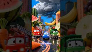 Wheels on the Bus - “Fire Truck, Police & Garbage Truck to the Rescue! 🚒🚓🚛” | Little Melody Song