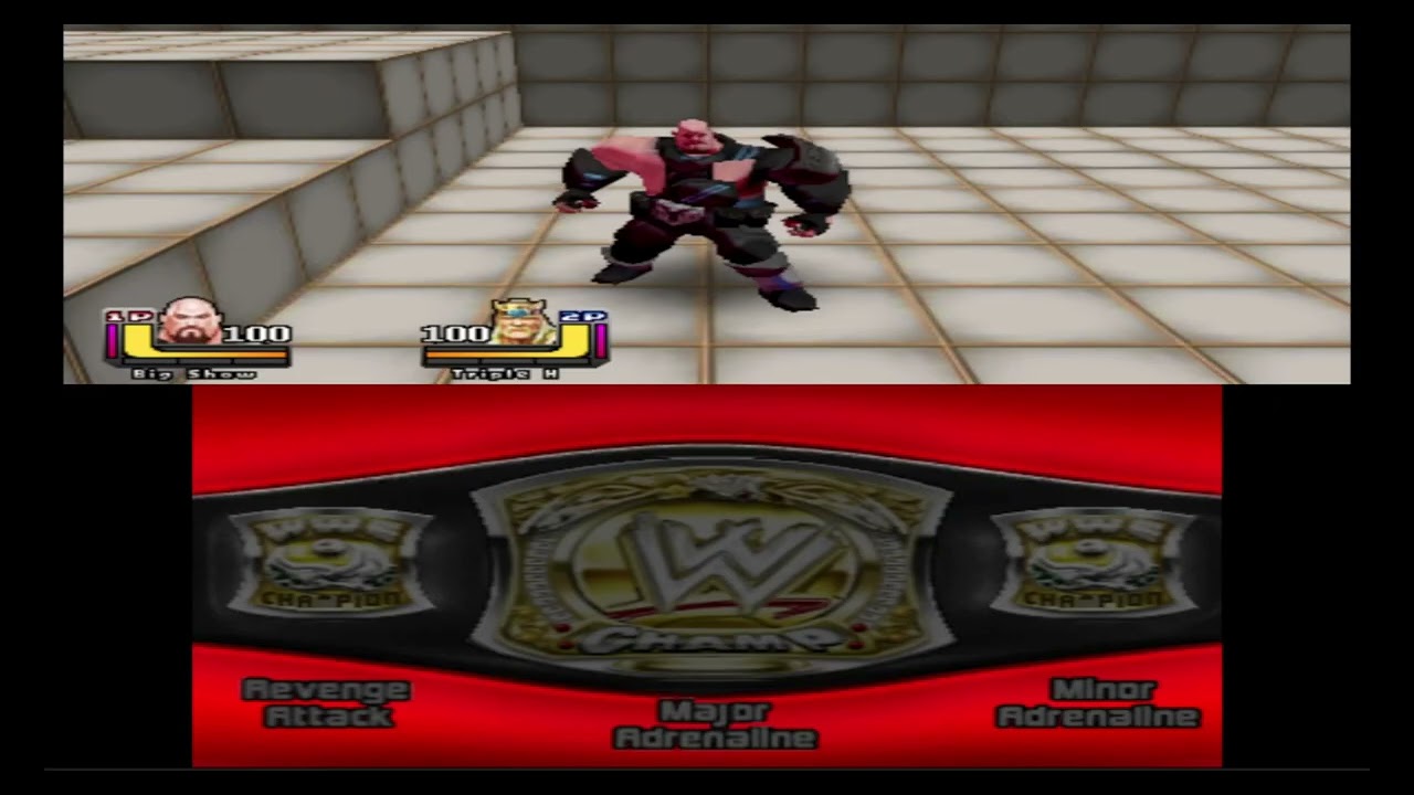 3DS 開発試作ゲーム \"WWE BRAWL\" 未発売 3DS 開発試作ゲーム 