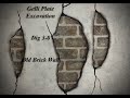 Gelli Plate Excavation - Dig 3-8 - Old Brick Wall - Tutorial
