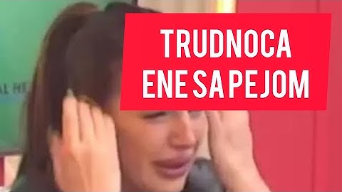 Upravo javljeno! TRUDNOCA Ene Colic sa Pejom