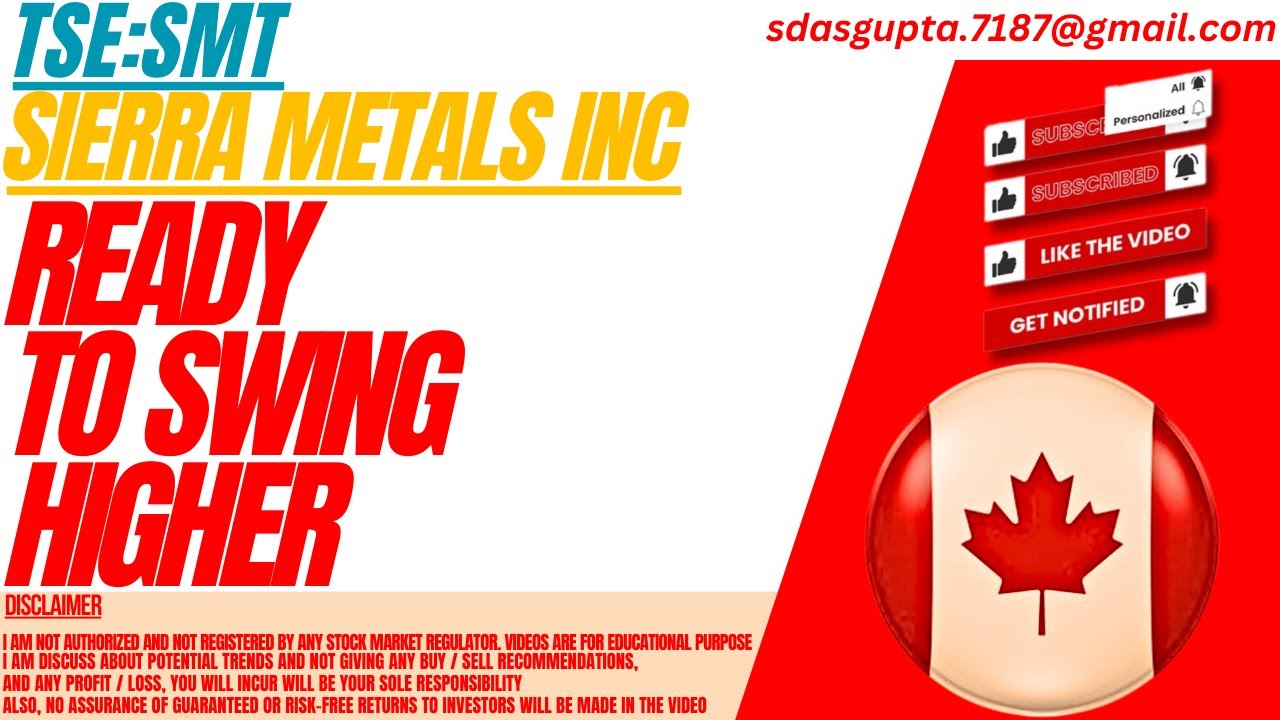 READY TO SWING HIGHER : SMT STOCK ANALYSIS | SIERRA METALS STOCK