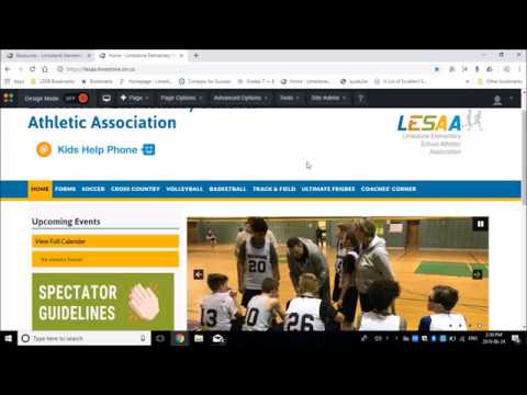 LESAA Coaches- How to use the new website