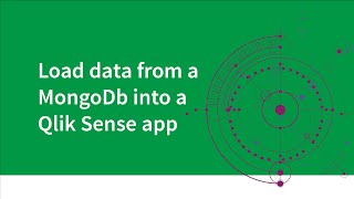 Load data from a MongoDB into Qlik Sense app
