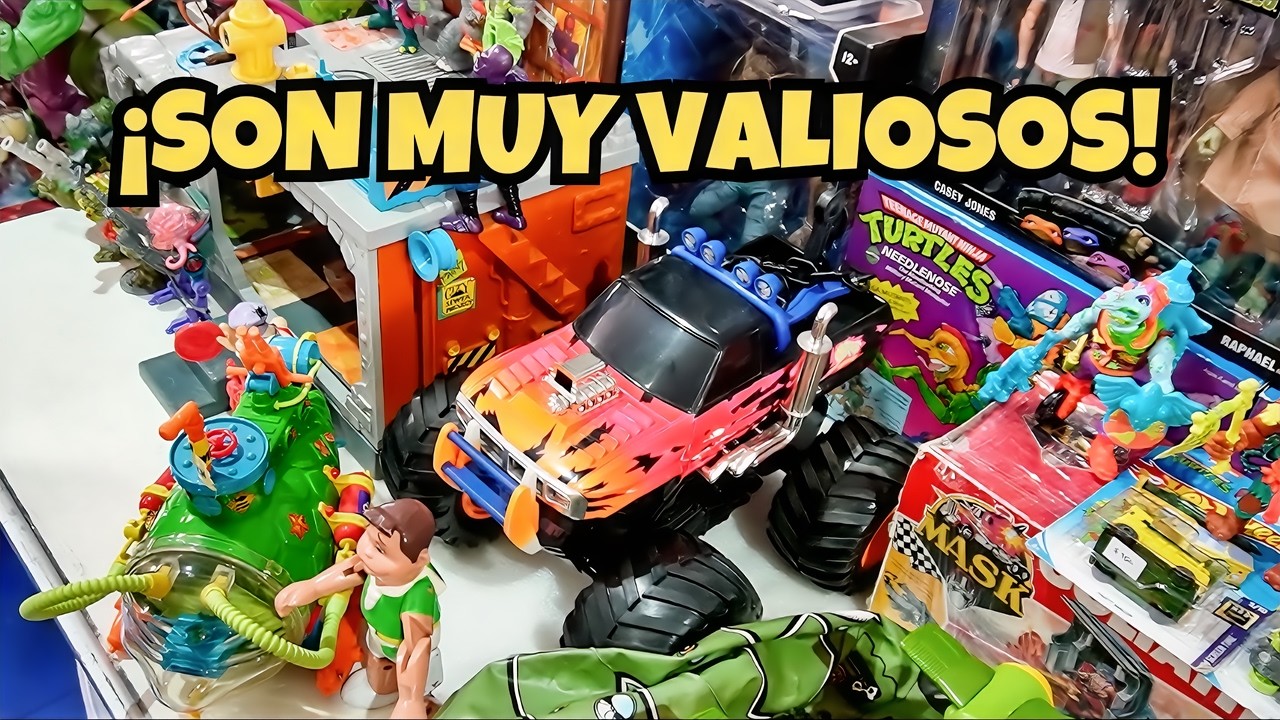 Cazando JUGUETES VALIOSOS y RAROS de la INFANCIA