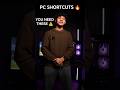STOP SCROLLING 🚨 4 Windows Shortcuts You NEED