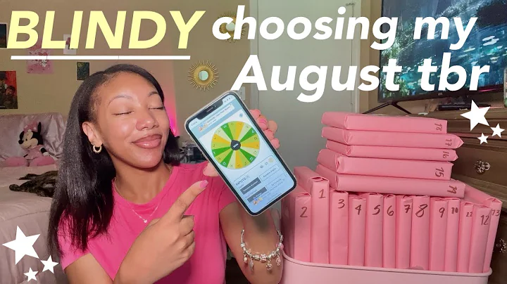 BLINDLY choosing my August tbr!! 🌺📚 *ALL OF THE BOOKS I WANT TO READ IN AUGUST*