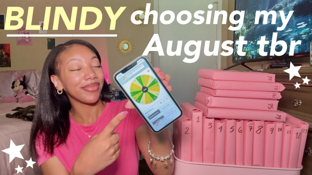 BLINDLY choosing my August tbr!! 🌺📚 *ALL OF THE BOOKS I WANT TO READ IN AUGUST*