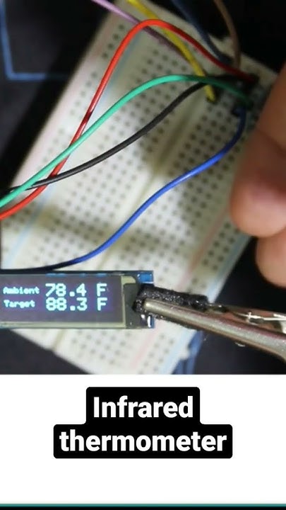 Non-contact infrared temperature measuring with Arduino - YouTube
