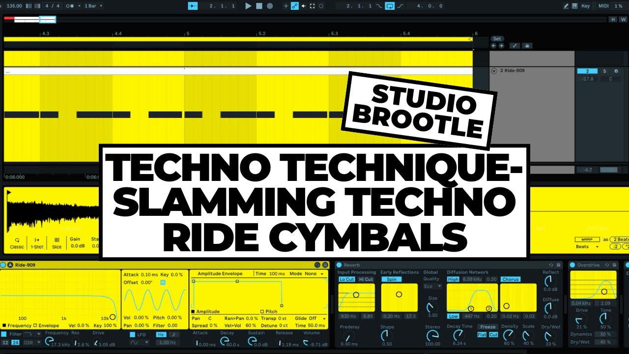 Techno Technique: Slamming Techno Ride Cymbals (ala 90s techno and ...