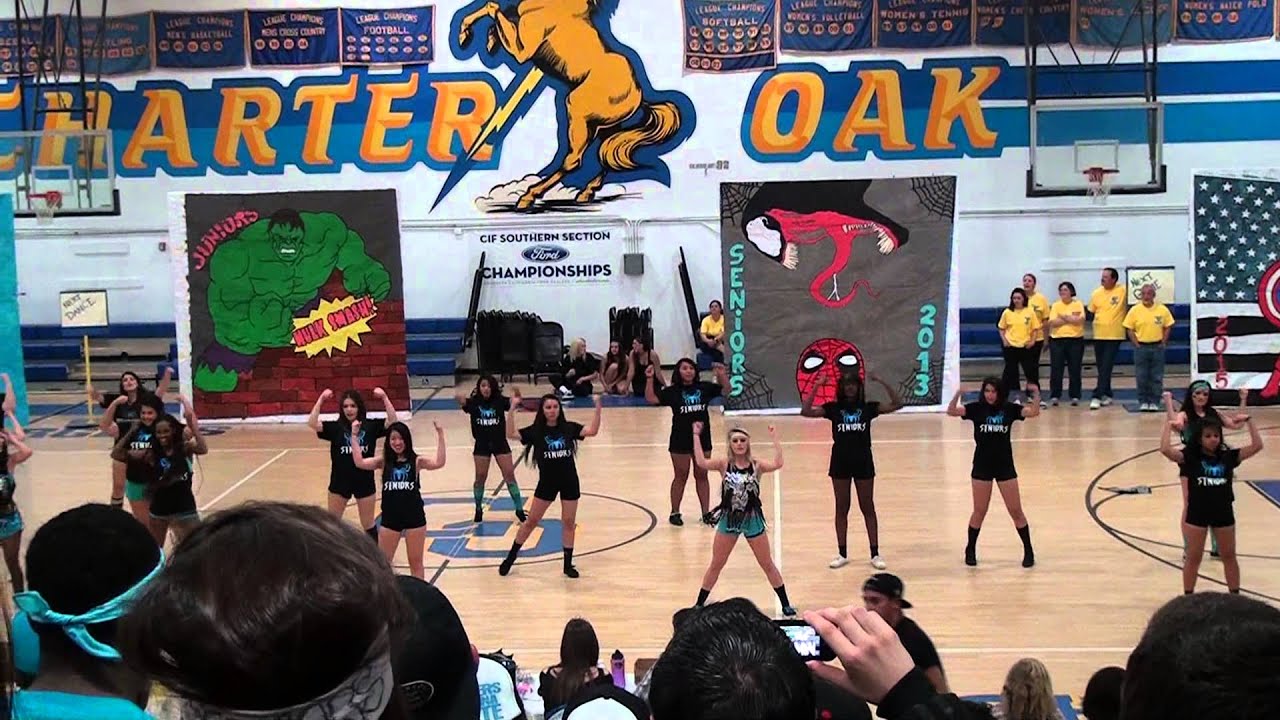 Senior Night Rally Dance 2013 - YouTube