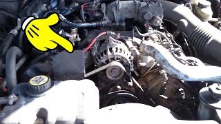 Location of parts under hood Ford Crown Victoria 2007