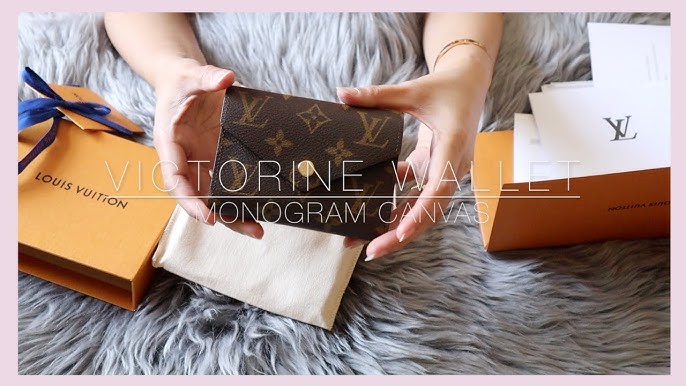 Unboxing Louis Vuitton NEW VERSION of the Victorine Wallet, Damier Ebene