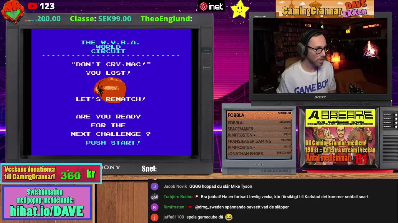 GamingGrannar Livestream 20:00-21:30 - Punch Out till NES! Info om kommande specialstream i december