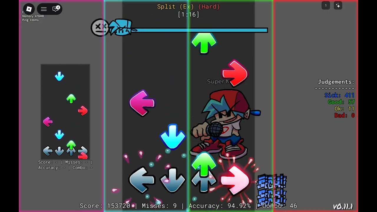 Upscroll Player tries out Downscroll for the First Time