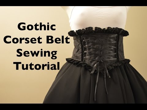 Corset Belt PDF Sewing Pattern underbust Corset tulle Corset Belt