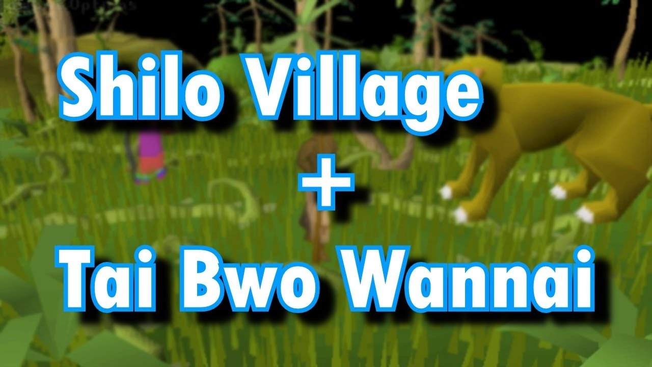 Combination Quest Guide Shilo Village + Tai Bwo Wannai Trio YouTube