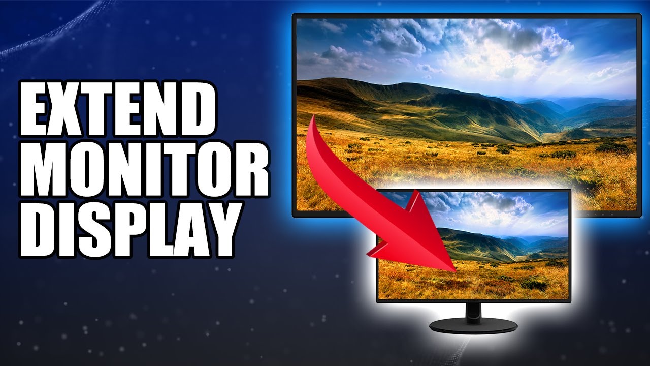 How to setup dual monitors (PC & Laptop) - YouTube