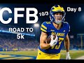 CFB FRIDAY DAY 8 ROAD TO 5K 10/3 (+45 UNITS)