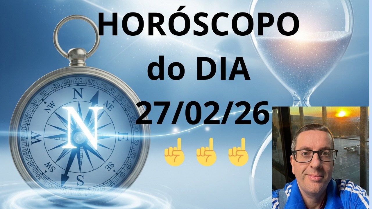 HOROSCOPO do DIA 27 02 26 / A QUADRATURA EXATA de MARTE e URANO