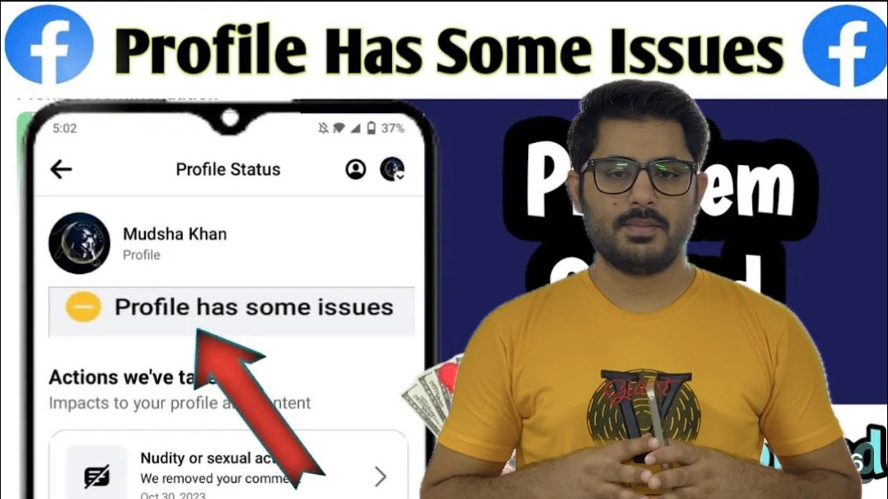 Facebook profile have some issue| facebook problem solve| how to report ...