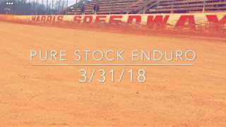 Harris Speedway Pure Stock Enduro 3/31/18