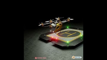 drone taxi  concept 17 (Model blender)