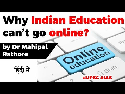 Why Indian education cannot go ONLINE completely? What are the biggest hurdles? Current Affairs 2020