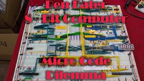 8 Bit computer   Microcodes   A problem!