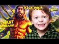 TROLLING LITTLE KID WITH *NEW* AQUAMAN SKIN “GLITCH” ON FORTNITE! (Funny Fortnite Trolling)