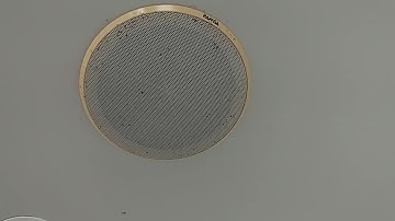 道の駅鹿追・公衆便所内のスピーカー(RAMSA)