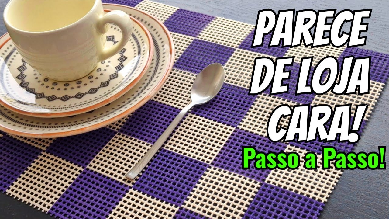 Como Fazer Jogo Americano ELEGANTE e BARATO