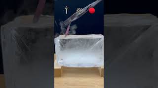 Hot Nails vs Ice 🔥🧊 | Extreme Melt Challenge#HotNails #Ice #Experiment