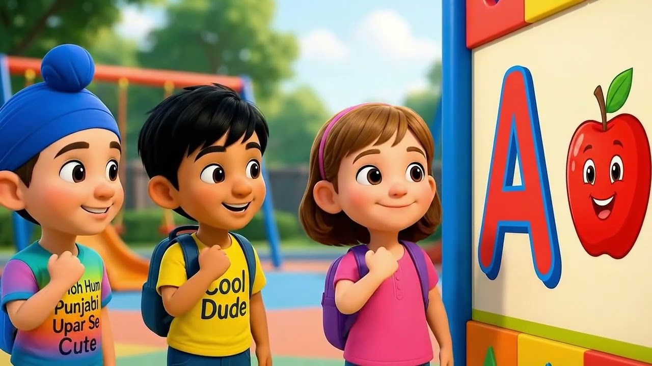 A to D English Alphabets Learning for Kids | Learn English with Timmi, Rohit & Nancy