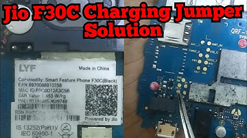 Jio f30c Changing Jumper Solution | jio f30c charging problem solution