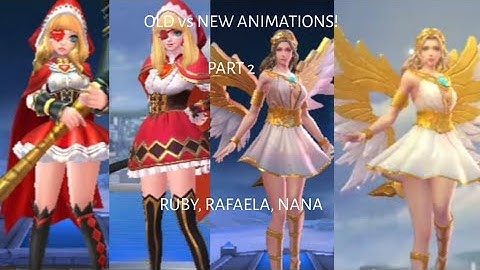OLD vs NEW! | Revamped Animations (RUBY, RAFAELA, NANA)