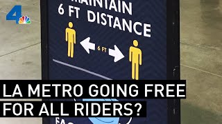 LA Metro Considers Free Bus, Train Rides | NBCLA Wealth